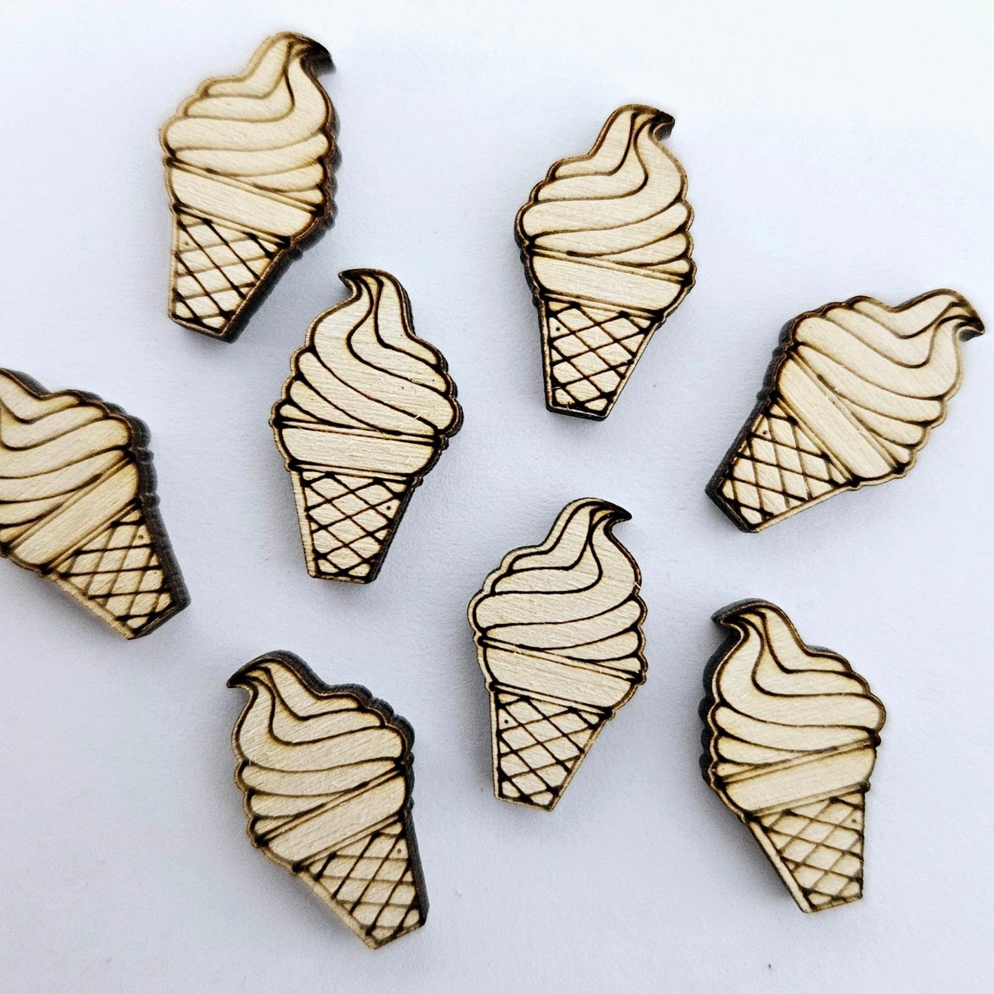 18mm Birch ICECREAM CONES