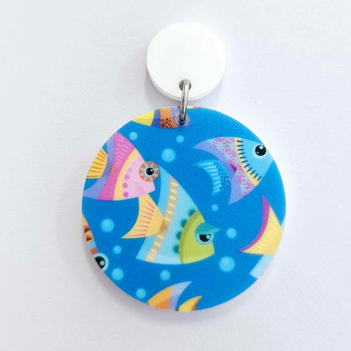 35mm FISH FRENZY Acrylic Dangles