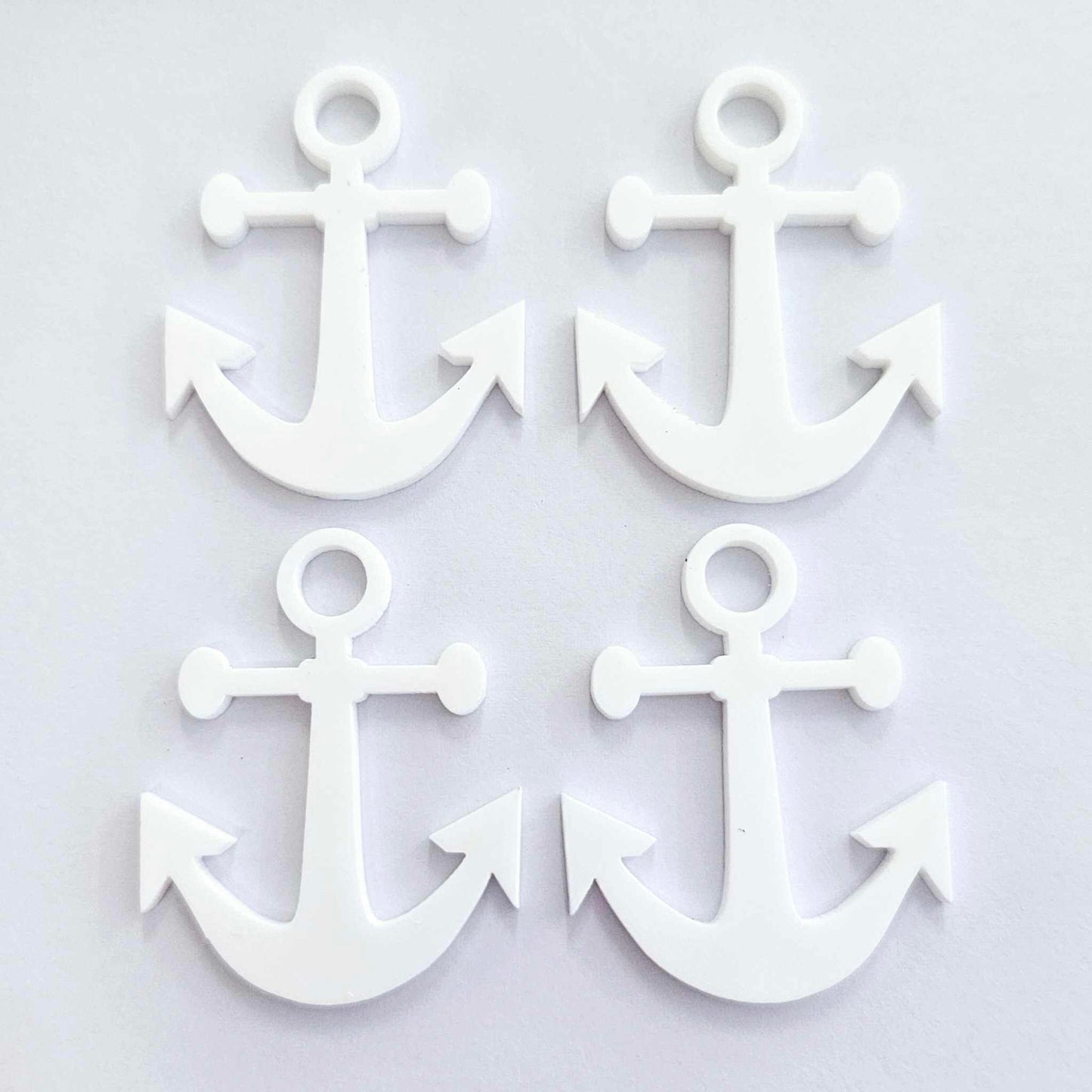 40mm WHITE Acrylic ANCHORS