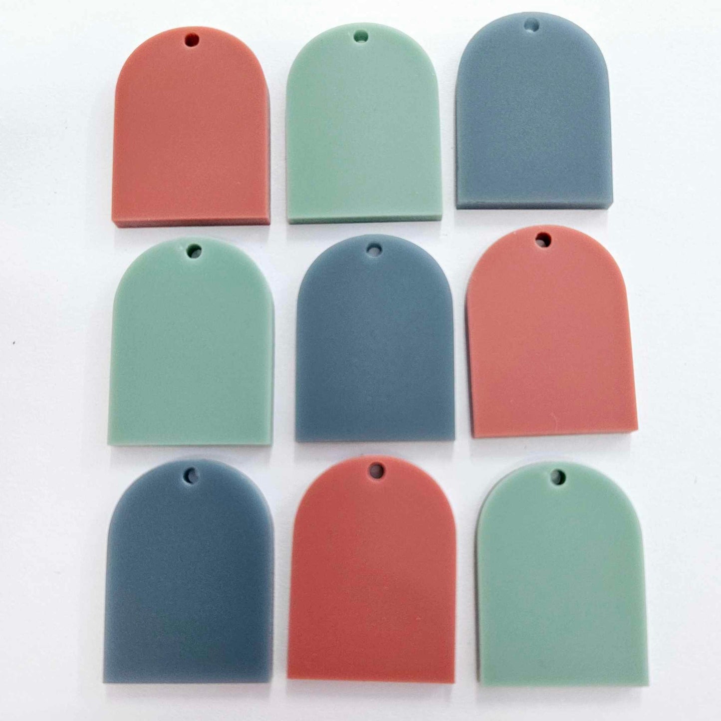 30mm SOLID COLOUR Acrylic ARCHES MIXED PACK