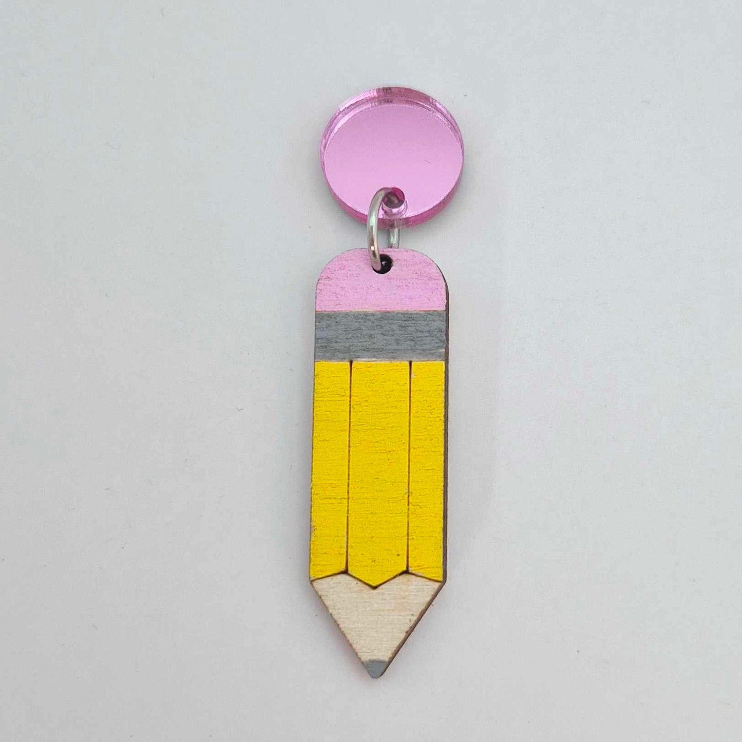 birch wood pencils teacher DIY earring supplies laser cut acrylic dangles blanks