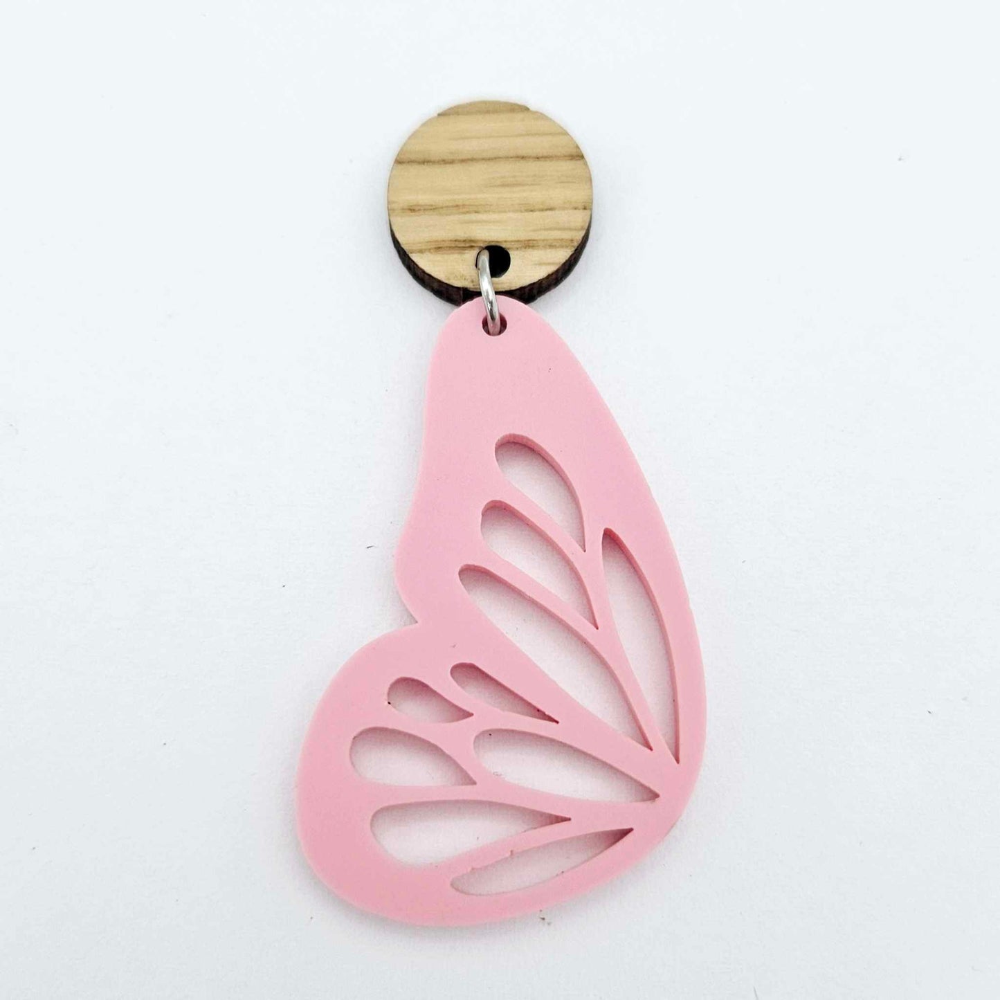 oak wood veneer toppers studs DIY earring supplies laser cut acrylic dangles blanks resin clay