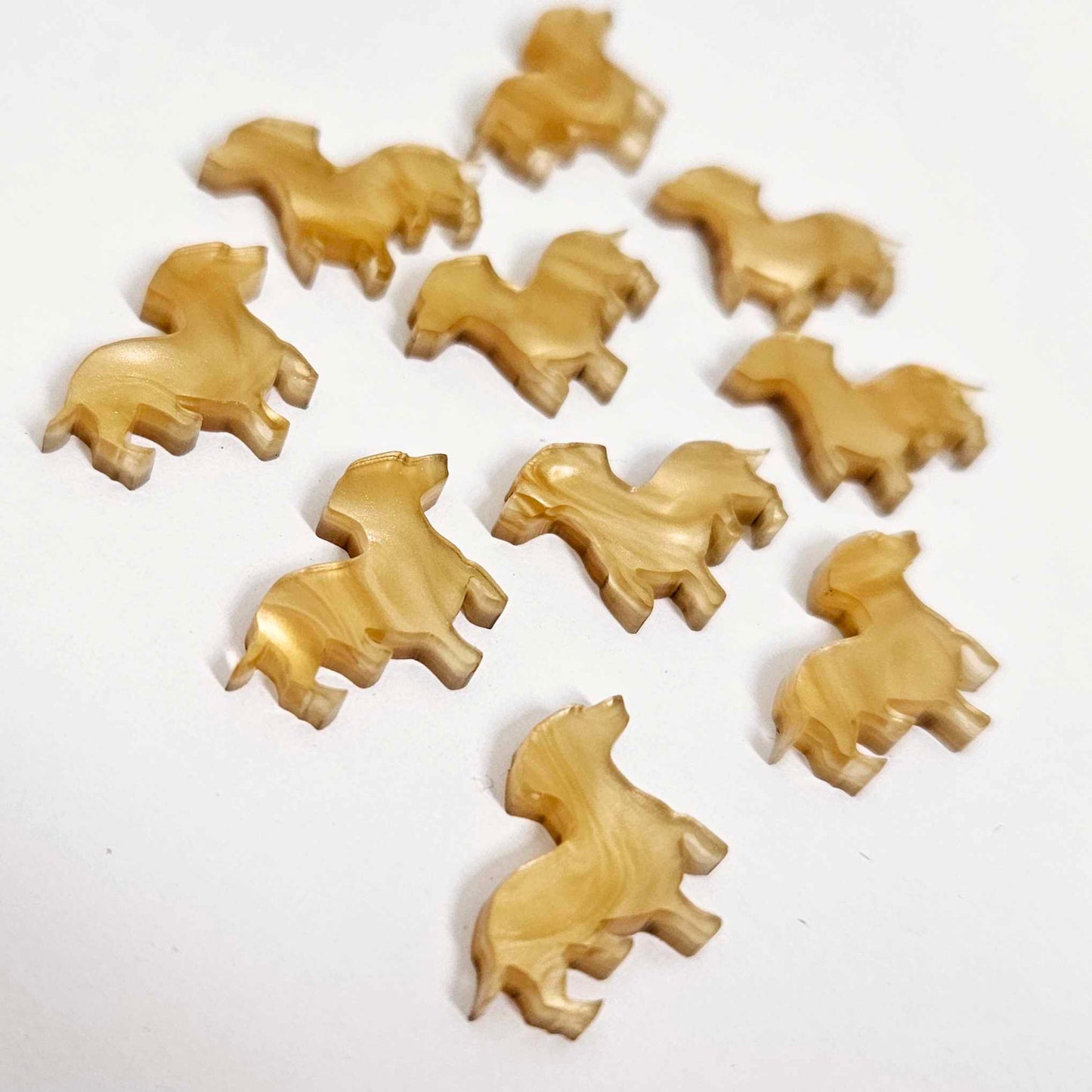 gold marble caramel brown dachshund sausage dog dachies DIY earring supplies laser cut acrylic studs blanks