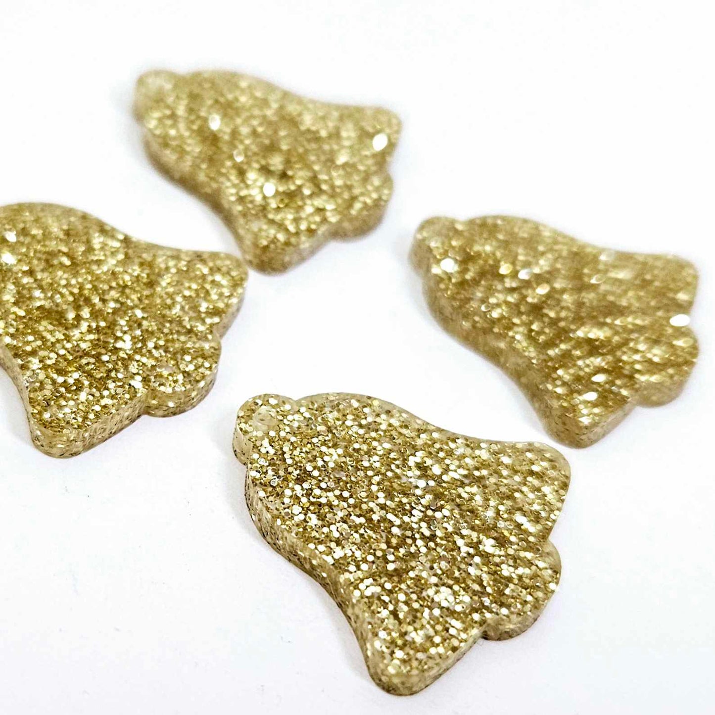 gold glitter bells red mirror bows Christmas Xmas DIY earring supplies laser cut acrylic dangles blanks layered hoops