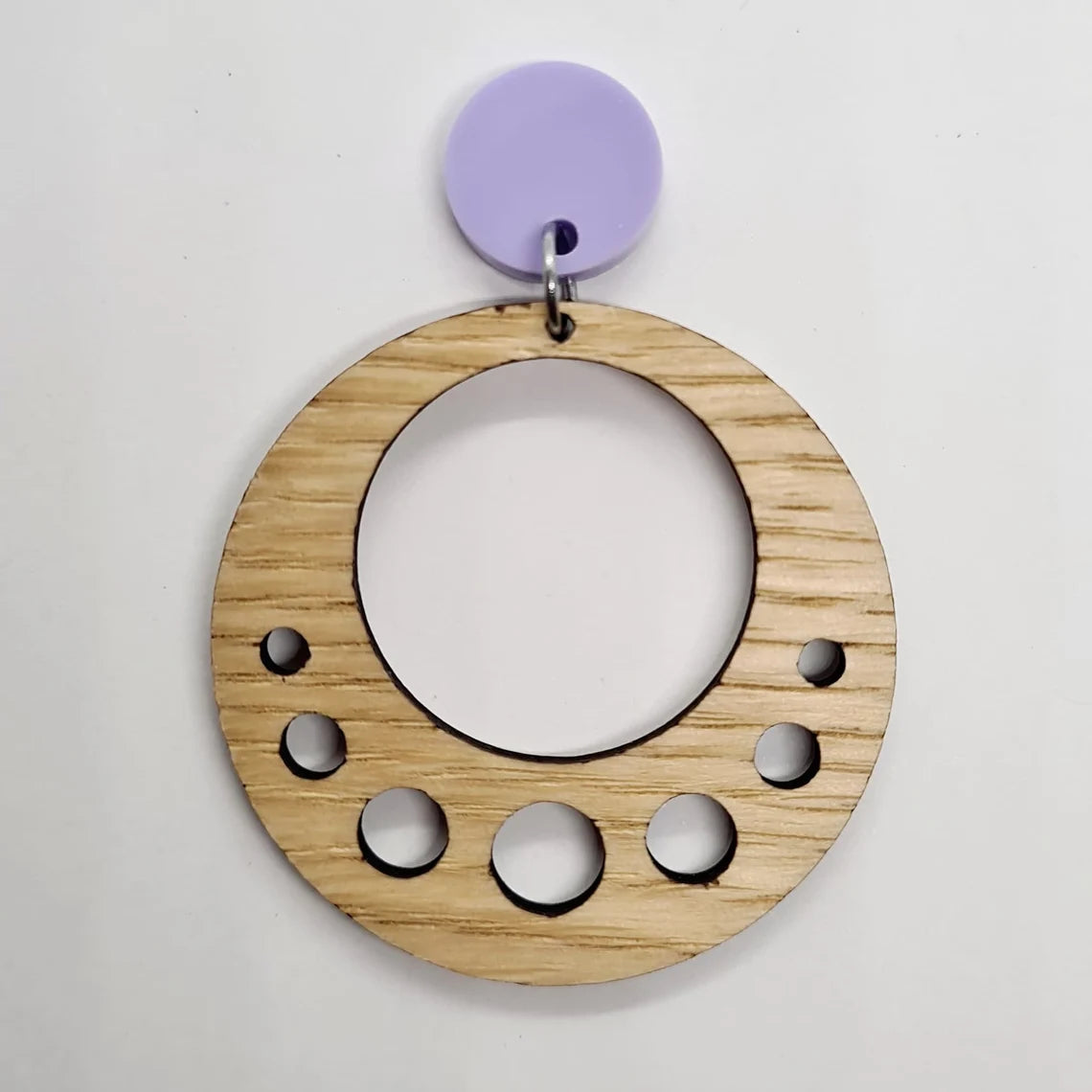 14mm PASTEL PURPLE Acrylic Toppers/Studs