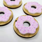 35mm OAK & PURPLE SPRINKLE Acrylic DONUTS