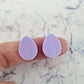 16mm PASTEL PURPLE Acrylic EGGS