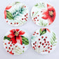 38mm CHRISTMAS POINSETTIA Acrylic DANGLES