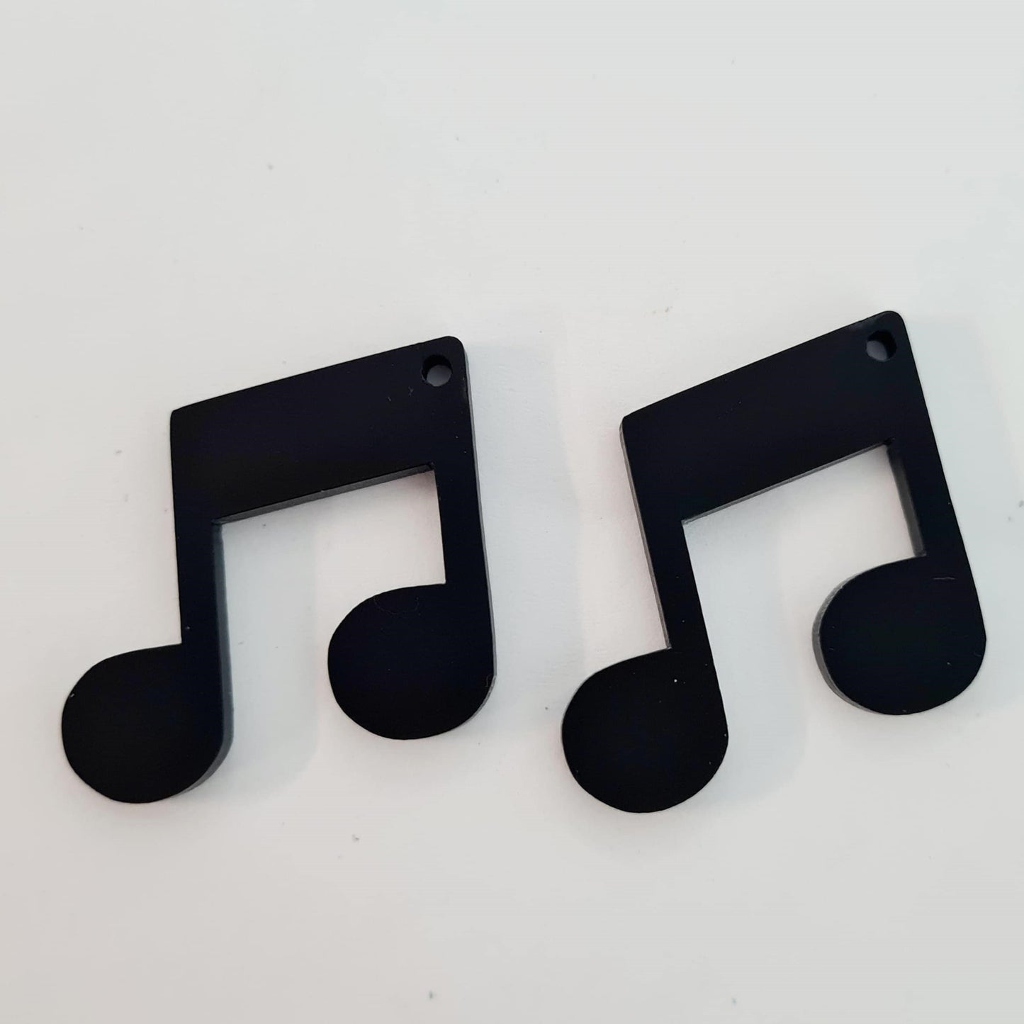 43mm MATTE BLACK Acrylic MUSIC NOTES