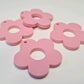 30mm PASTEL PINK Acrylic FLOWERS