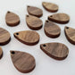 16mm WALNUT Veneer TEARDROPS