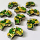 16mm CHUNKY GREEN & GOLD Glitter AUSTRALIA's