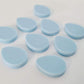 16mm PASTEL BLUE Acrylic EGGS