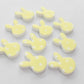 14mm YELLOW POLKA DOT Acrylic MINI BUNNIES