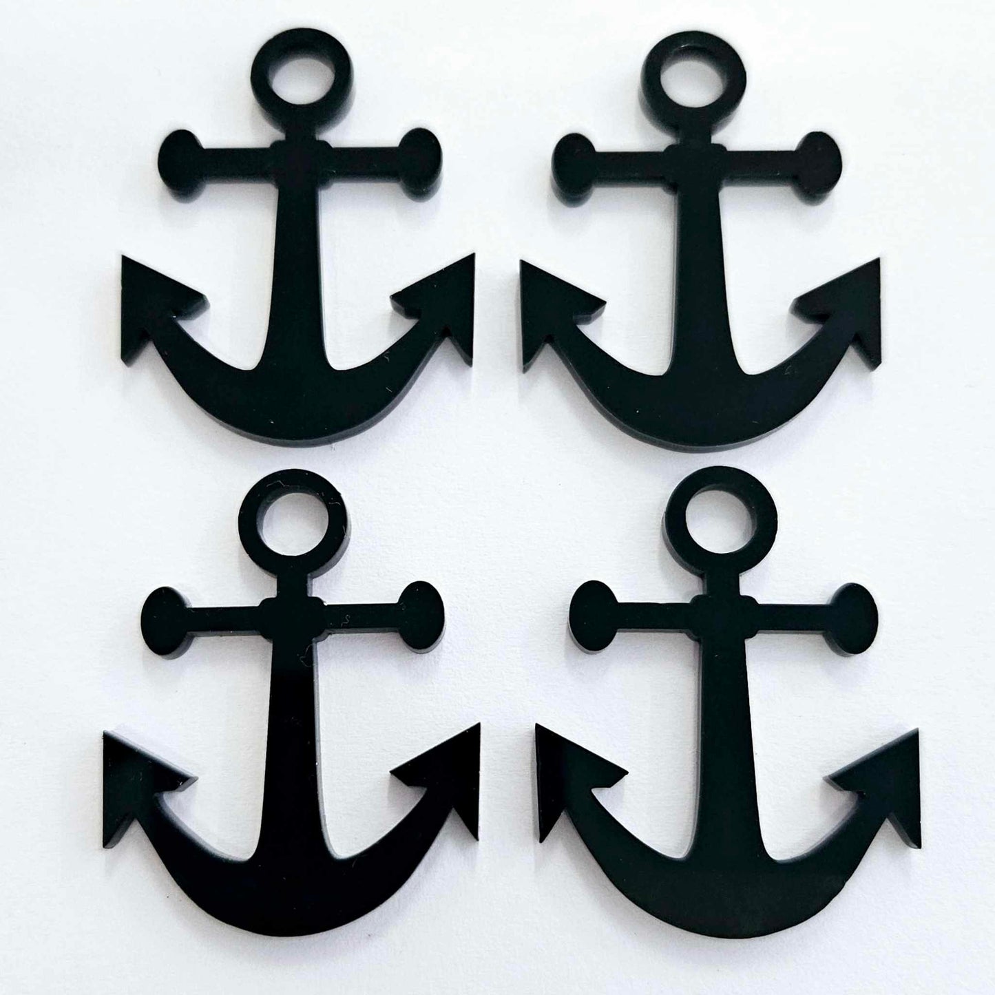 40mm BLACK Acrylic ANCHORS