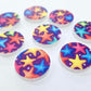 20mm STARFISH Acrylic CIRCLES