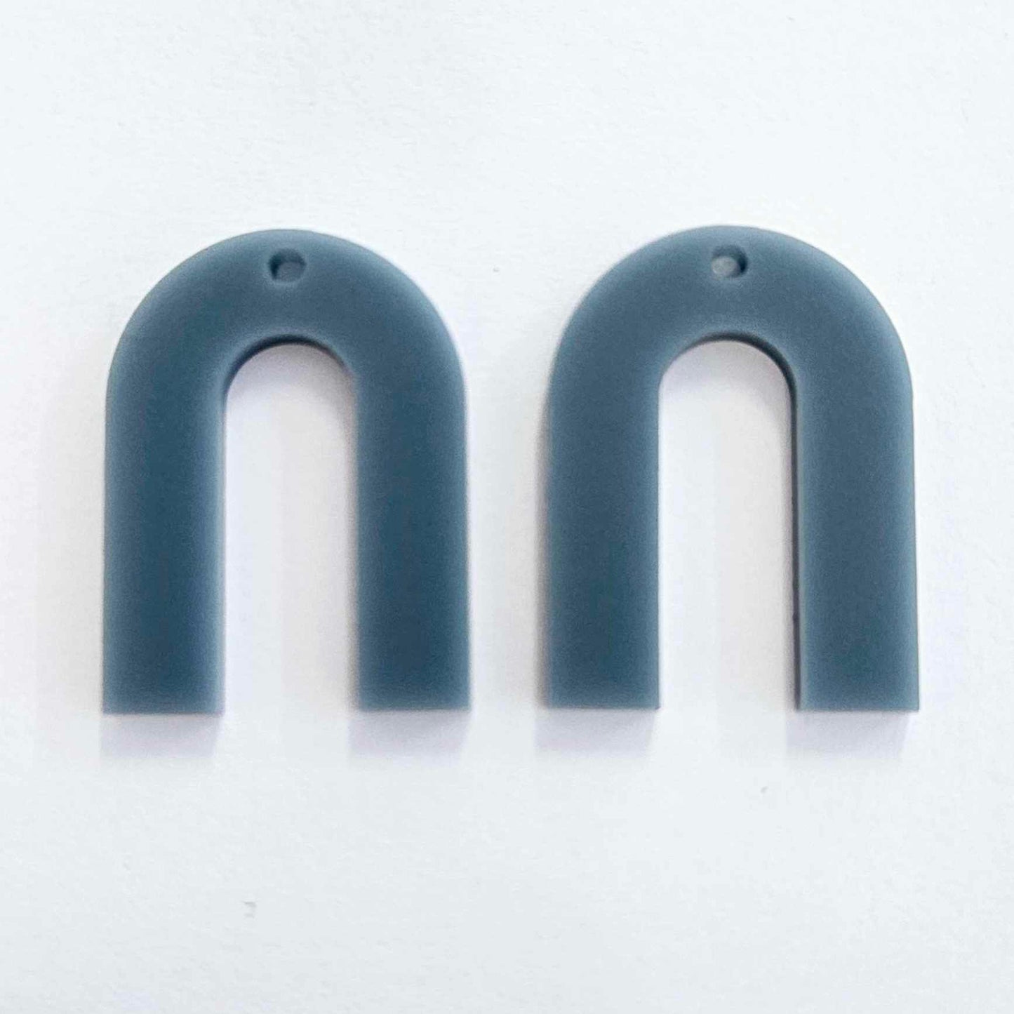 30mm BLUE STONE Acrylic ARCHES (U Shape)