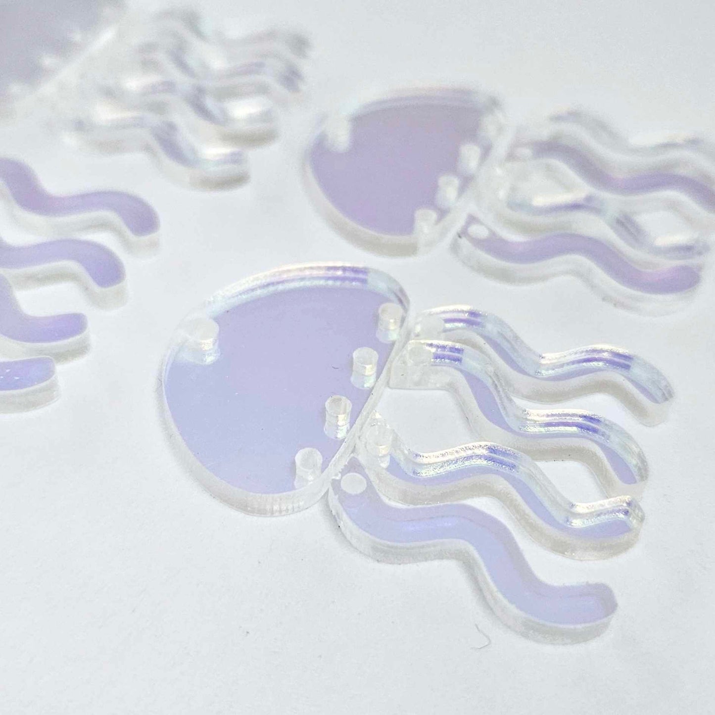 40mm IRIDESCENT Acrylic JELLYFISH