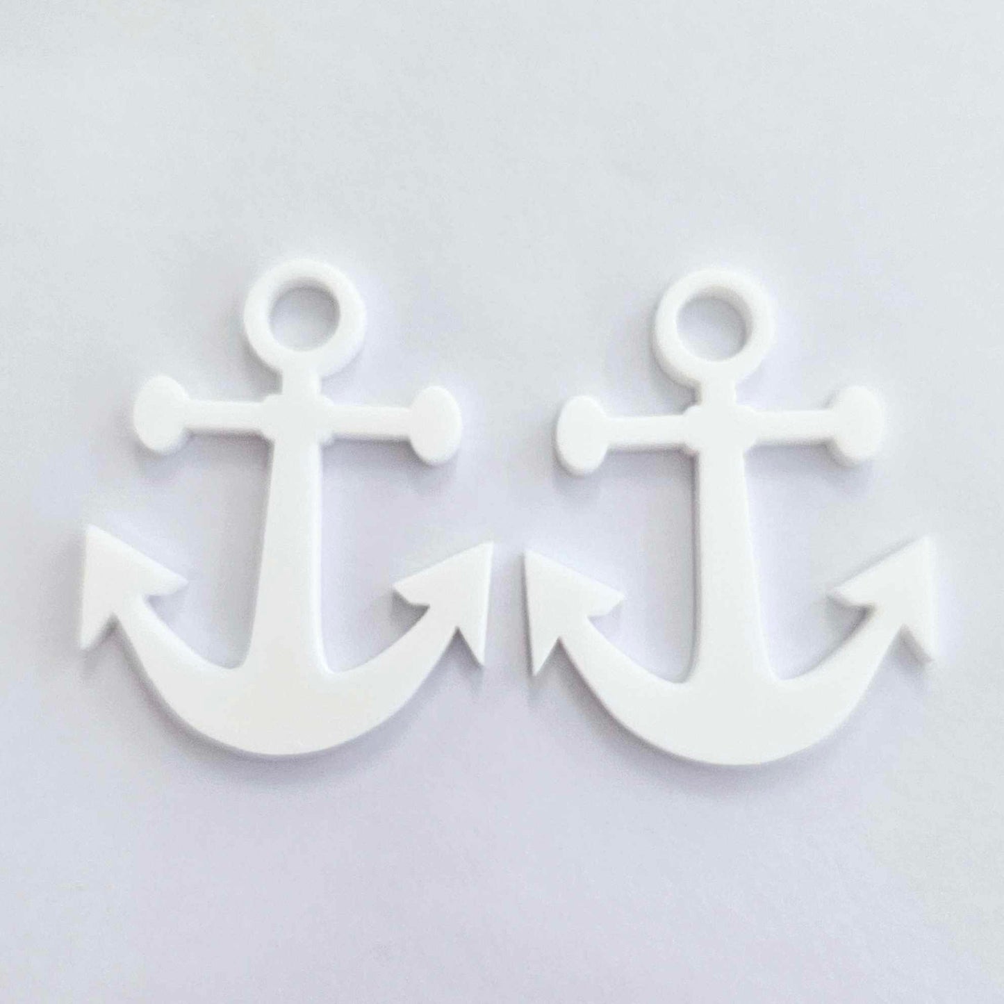 40mm WHITE Acrylic ANCHORS