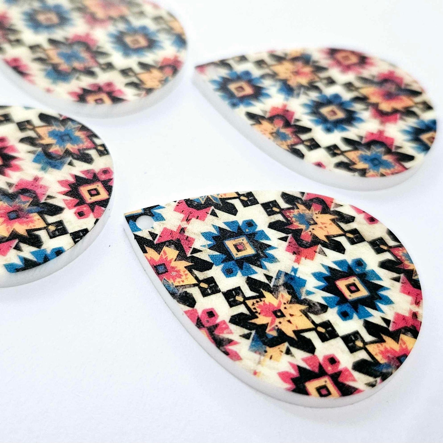 40mm AZTEC Acrylic TEARDROPS