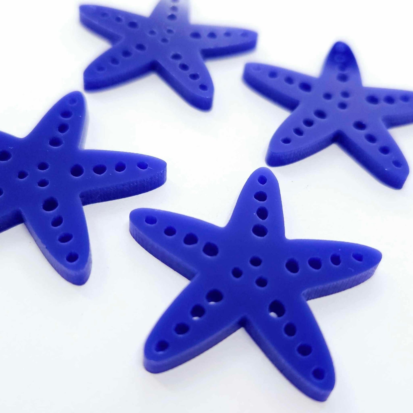 33mm DARK BLUE Acrylic STARFISH