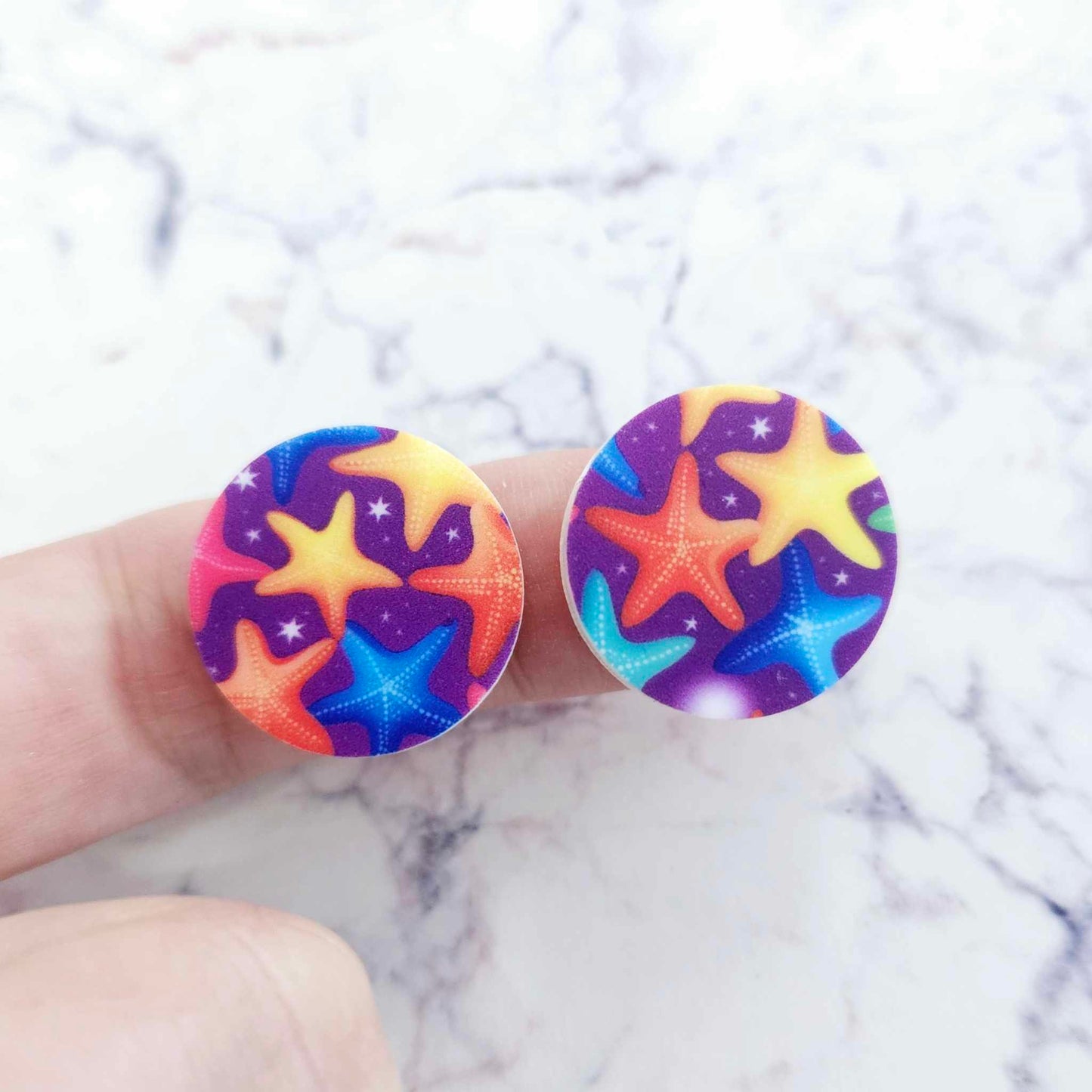 20mm STARFISH Acrylic CIRCLES