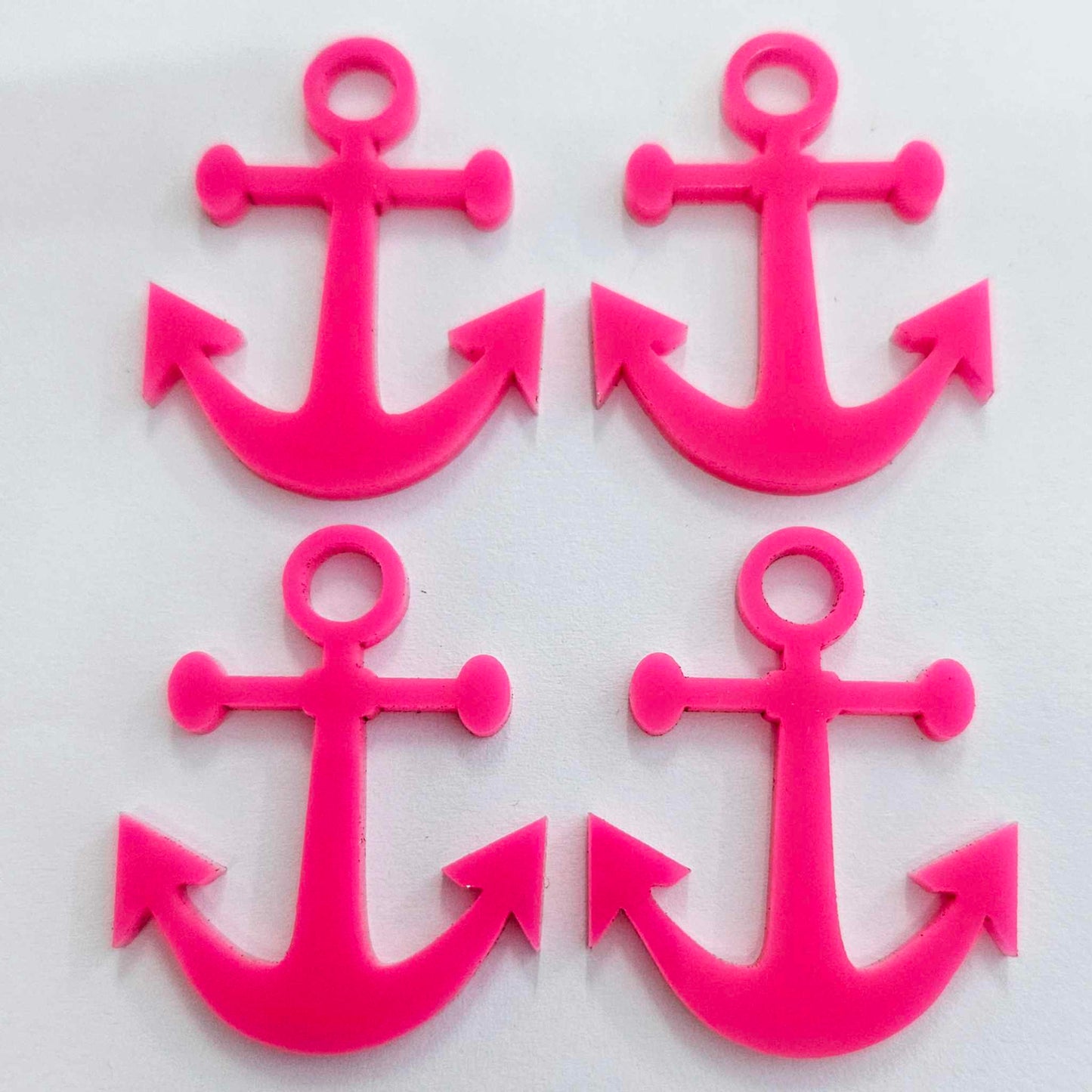 40mm HOT PINK Acrylic ANCHORS