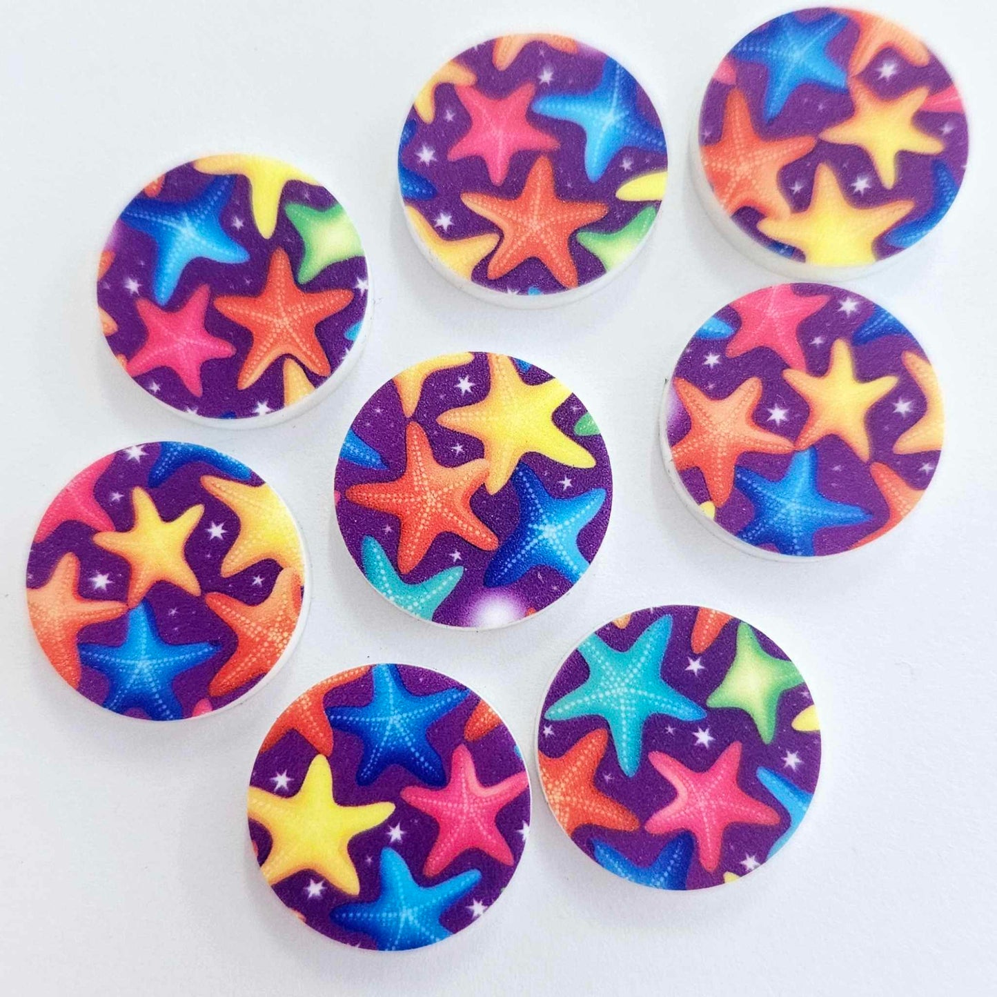 20mm STARFISH Acrylic CIRCLES