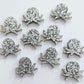 16mm SILVER GLITTER Acrylic OCTOPUS