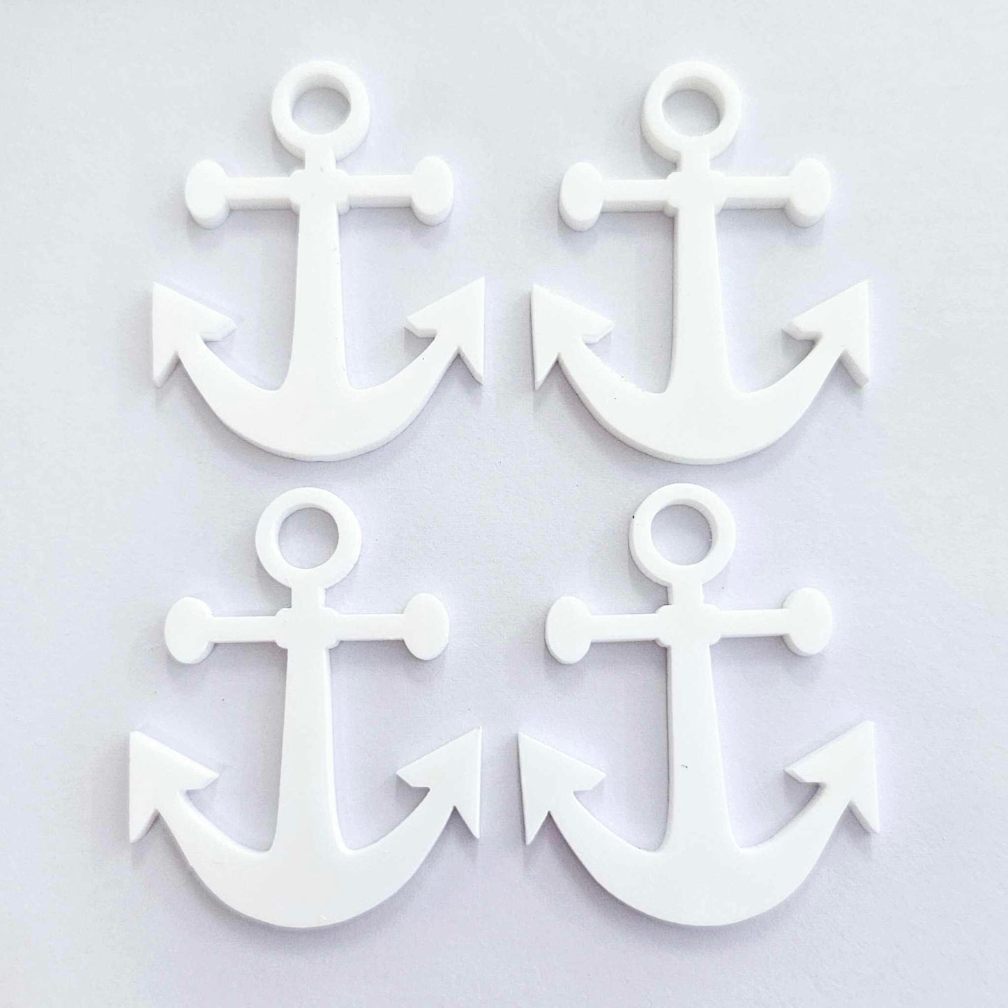 40mm WHITE Acrylic ANCHORS