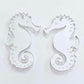 40mm SILVER MIRROR Acrylic SEAHORSES