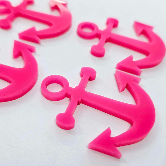 40mm HOT PINK Acrylic ANCHORS