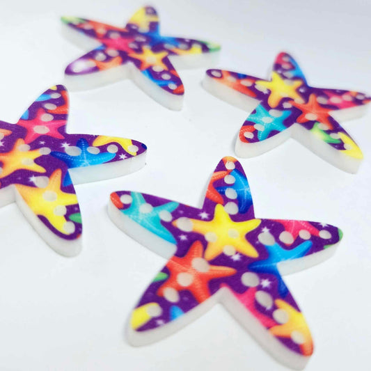 33mm STARFISH PRINT Acrylic STARFISH