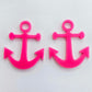 40mm HOT PINK Acrylic ANCHORS