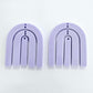 40mm PASTEL PURPLE Acrylic RAINBOWS