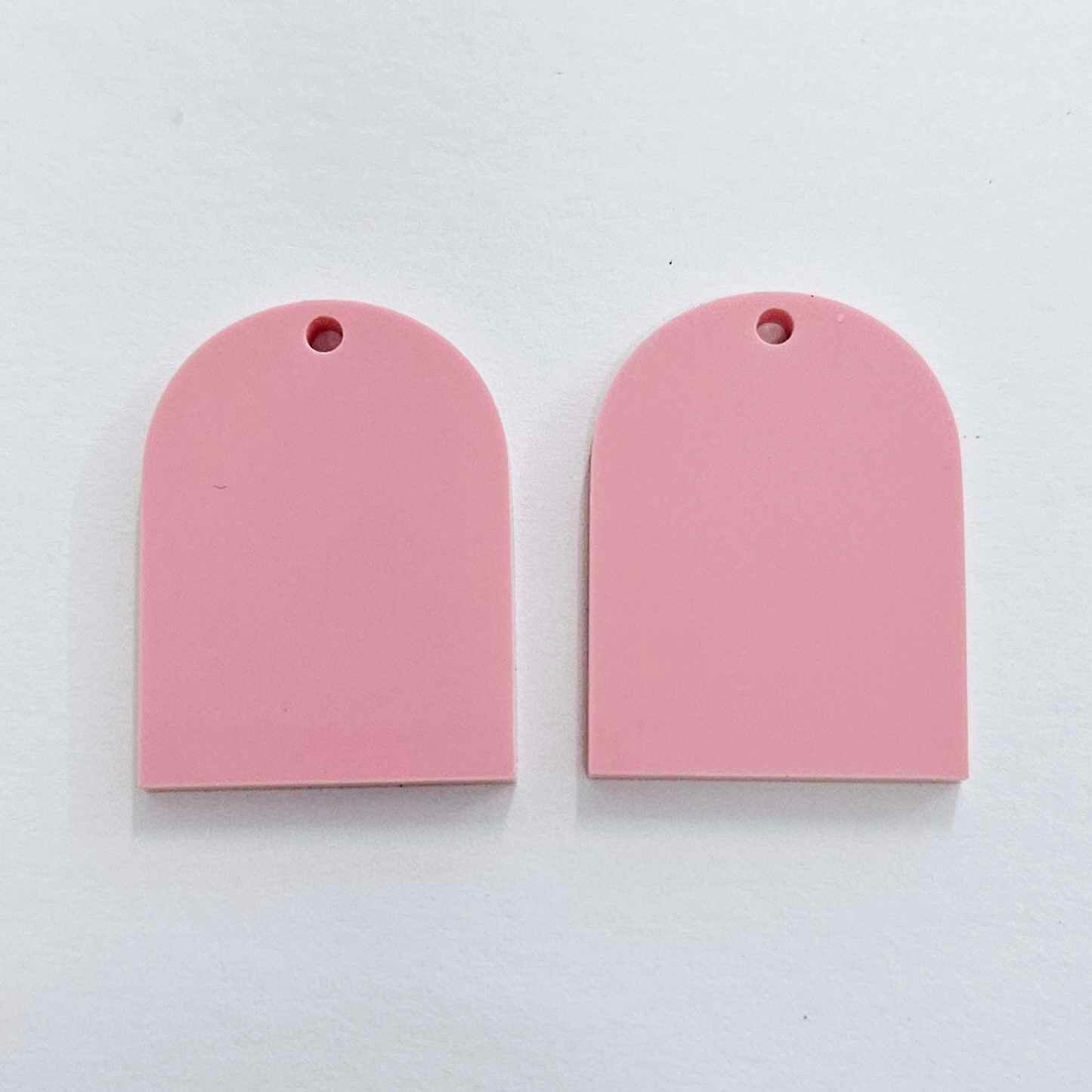 30mm PASTEL PINK Acrylic ARCHES