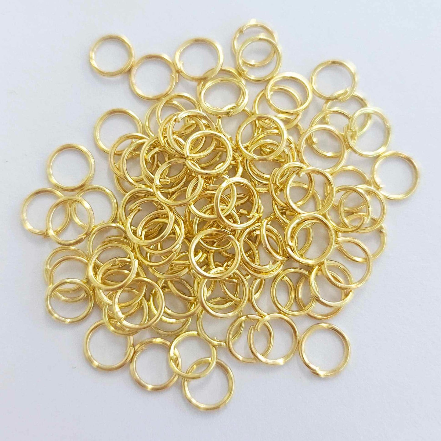 6mm GOLD Jump Rings IRON