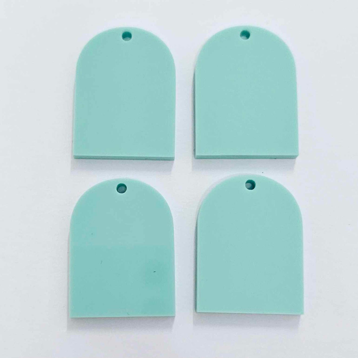 30mm PASTEL TURQUOISE (Aqua) Acrylic ARCHES