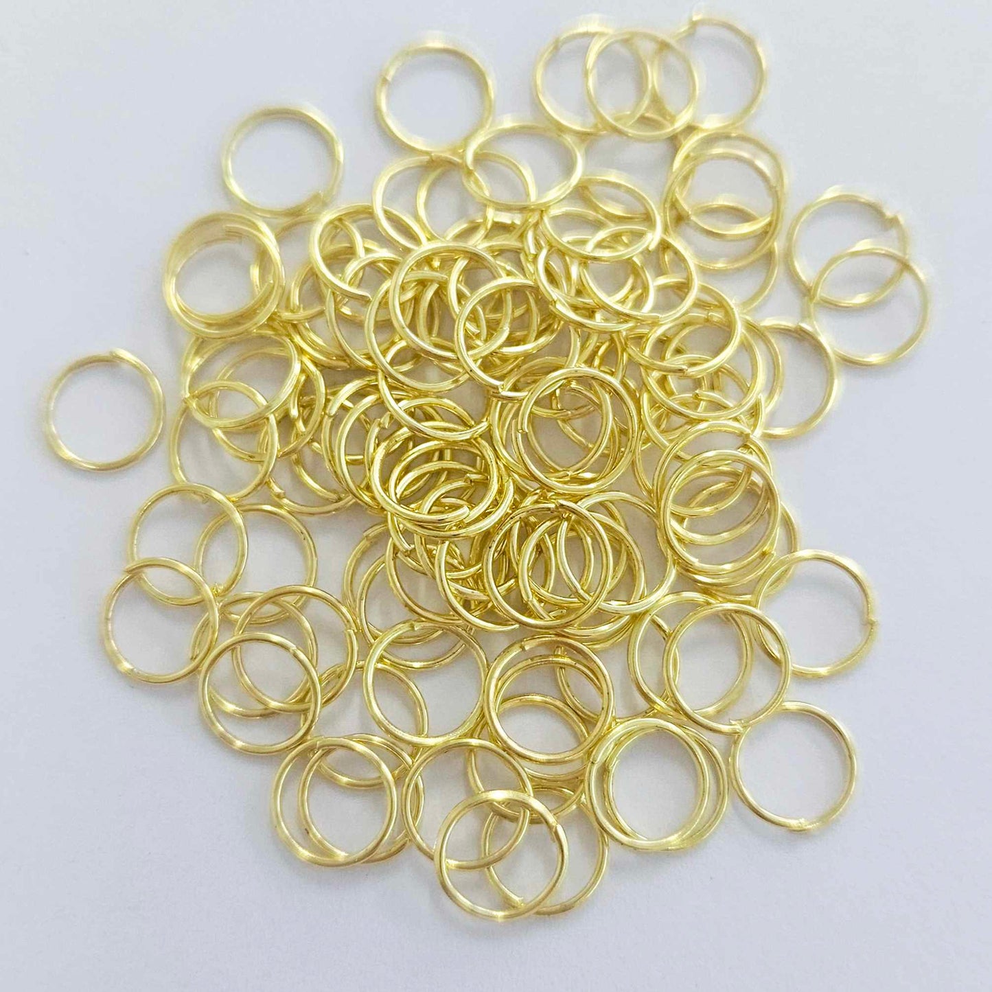 8mm GOLD Jump Rings IRON