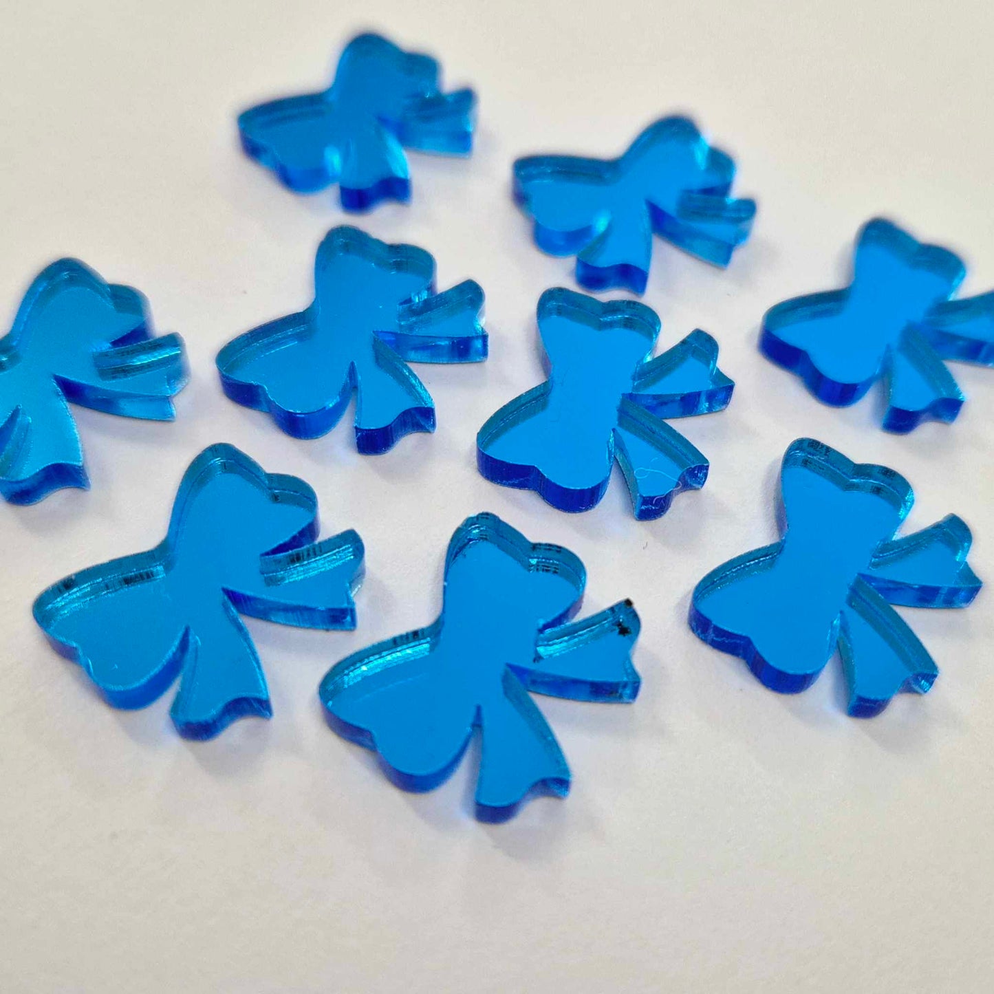 16mm BLUE MIRROR Acrylic BOWS