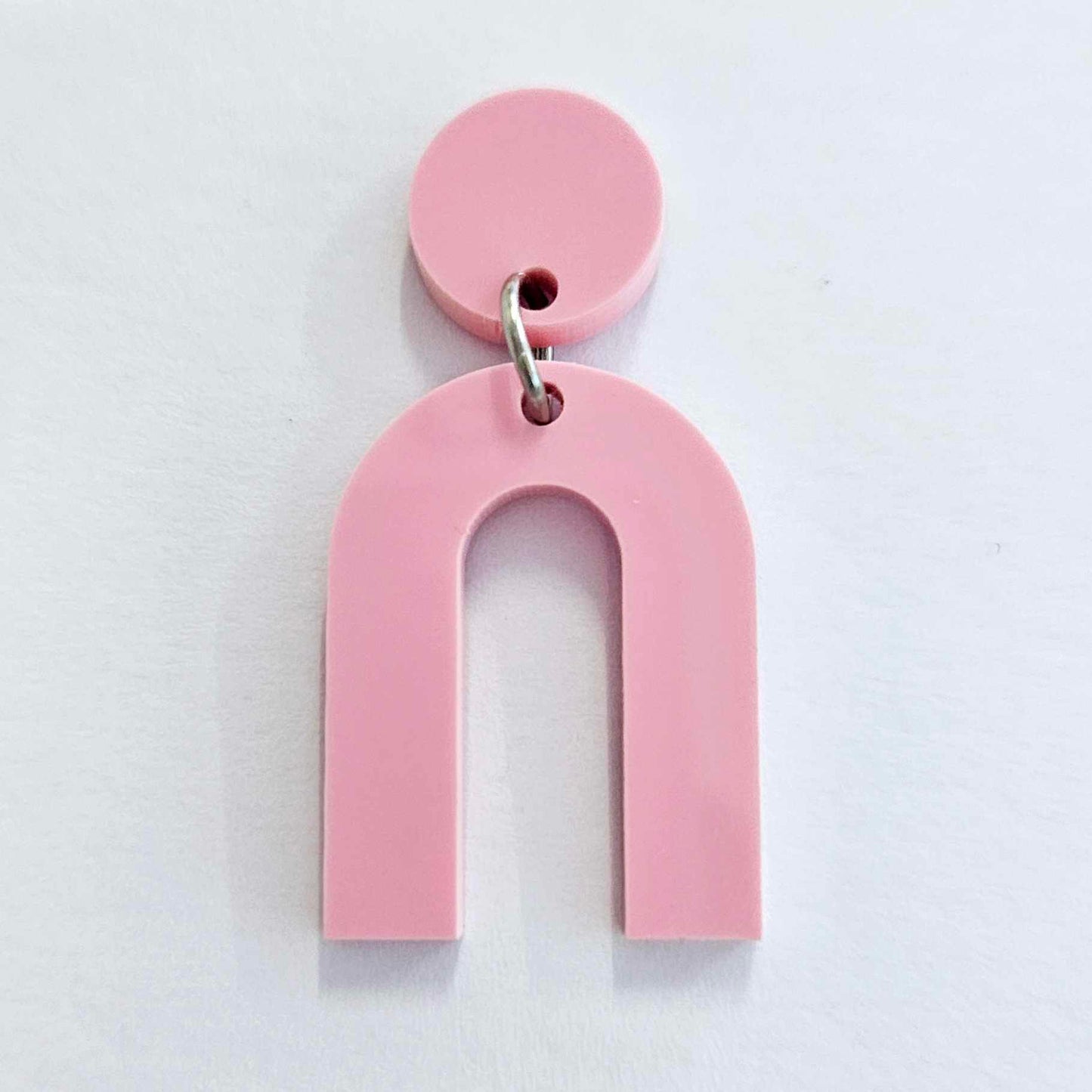 30mm PASTEL PINK Acrylic ARCHES (U Shape)