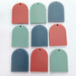 30mm SOLID COLOUR Acrylic ARCHES MIXED PACK