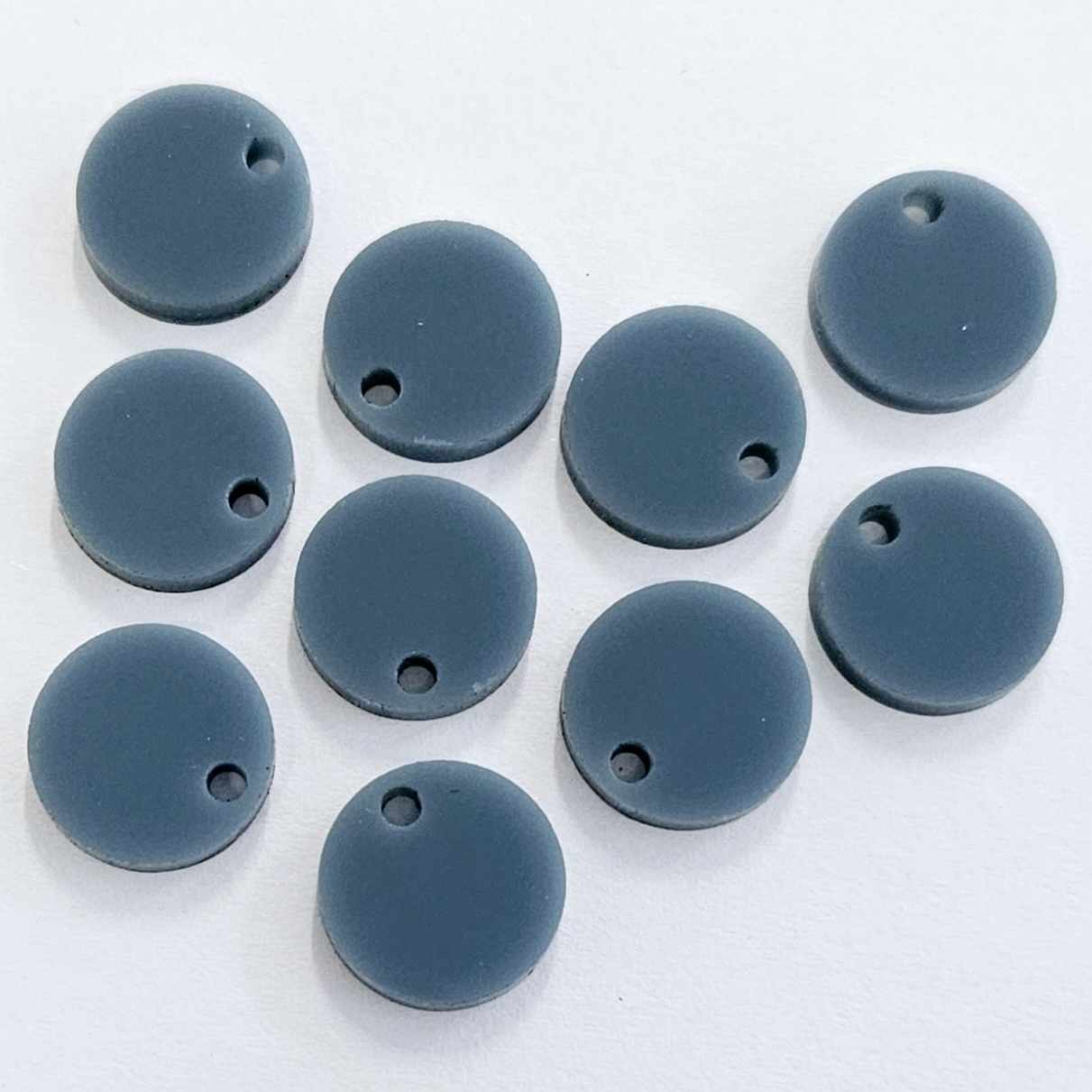 14mm BLUE STONE Acrylic Toppers/Studs