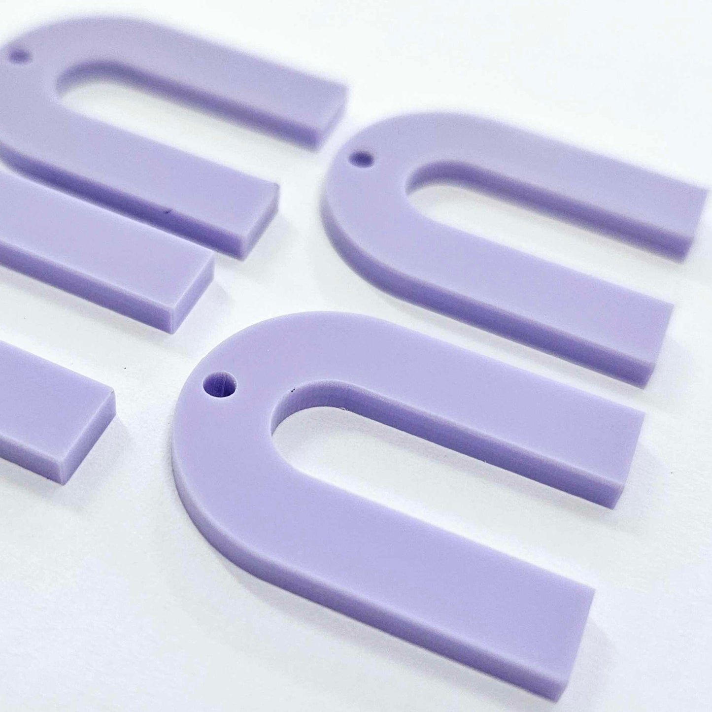 30mm PASTEL PASTEL Acrylic ARCHES (U Shape)