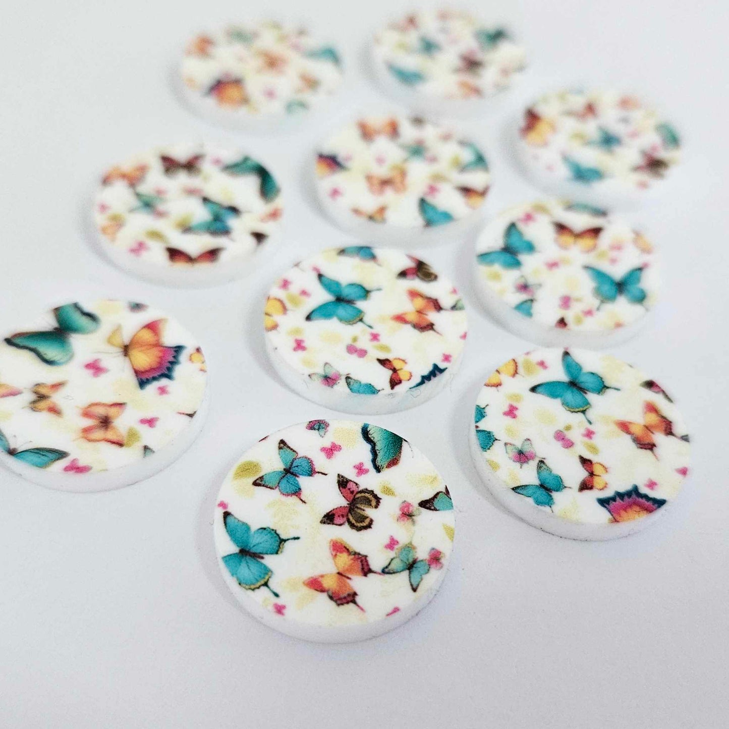 20mm BUTTERFLY Acrylic CIRCLES