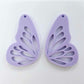 40mm PASTEL PURPLE Acrylic BUTTERFLY WINGS