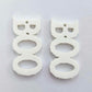 white boo Halloween diy earring supplies laser cut acrylic dangles blanks