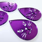 purple mirror cat Halloween diy earring supplies laser cut acrylic dangles blanks earrings