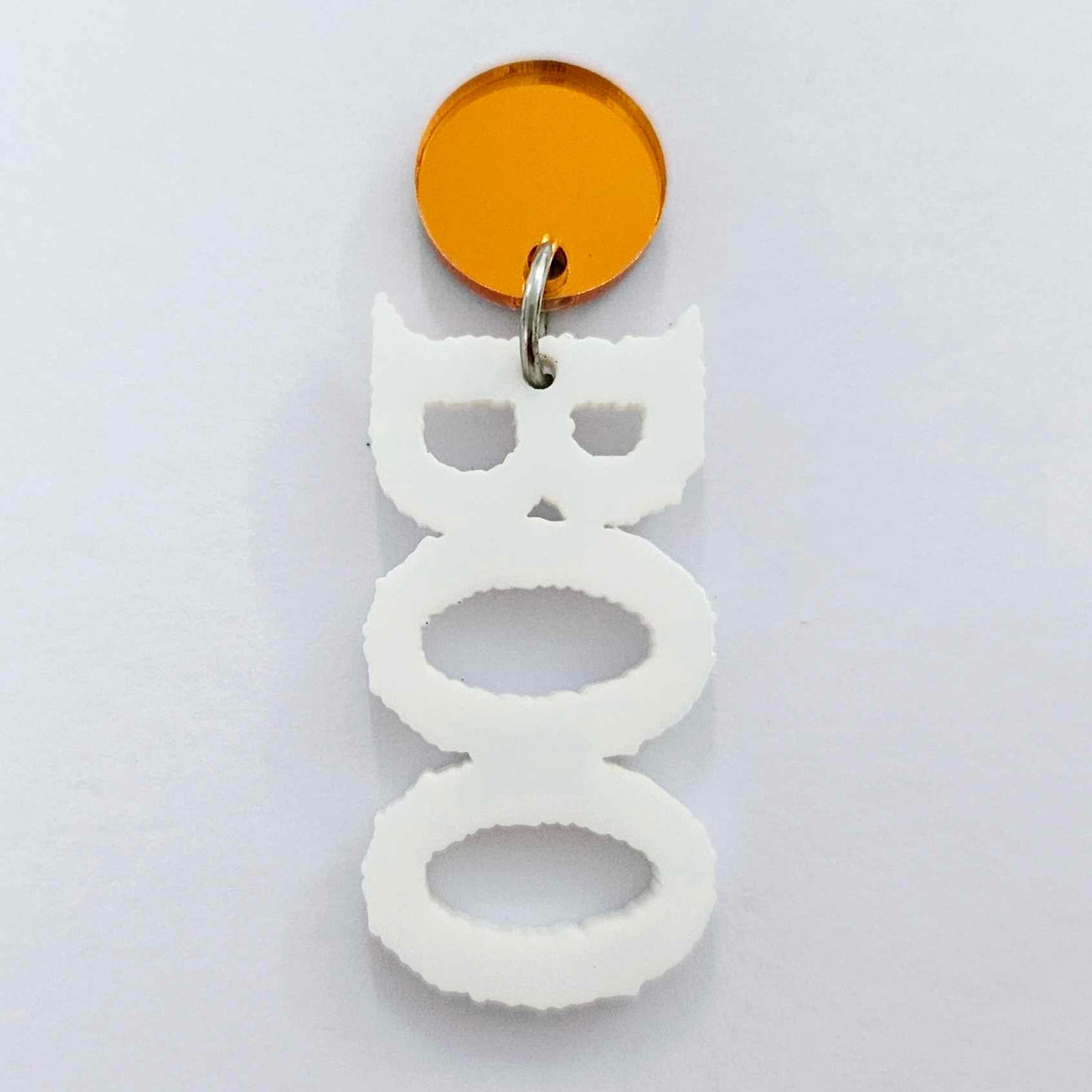 white boo Halloween diy earring supplies laser cut acrylic dangles blanks