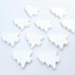 white Christmas Xmas tree diy earring supplies laser cut acrylic studs blanks